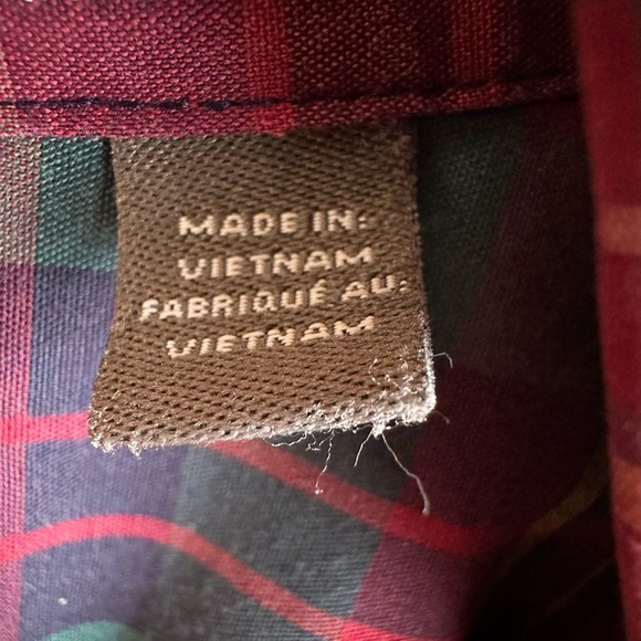 Oak Hill Shirt Men's 2XL Multicolor Long Sleeve Button Up 100% Cotton Pocket - Picture 4 of 12